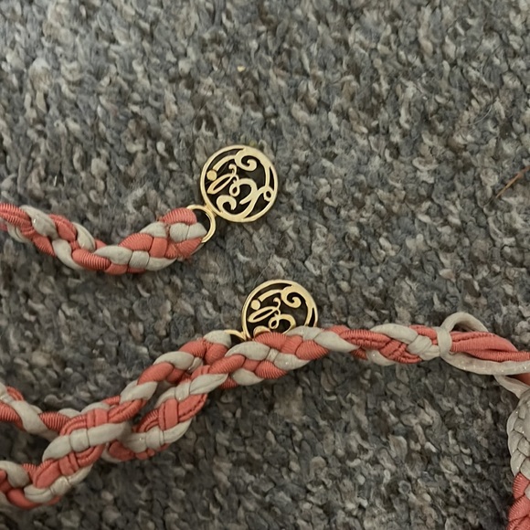 Luli Fama peach/orange string bikini size M. Good used condition. - Picture 6 of 7